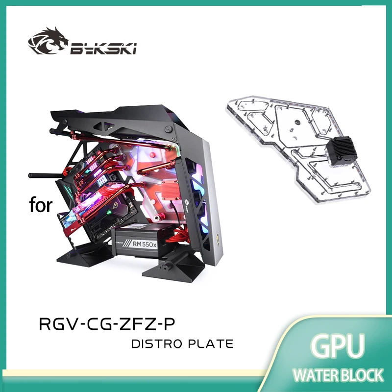 Distro Plate Ddc Pump Combo - BYKSKI RGV-CG-ZFZ-P Acrylplatten-Wasserkanallösung für COUGAR Conqueror